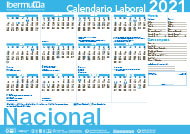 Calendario Laboral 2021 autorrellenable