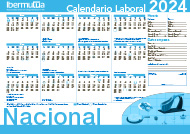 Calendario laboral de Ibermutua nacional 2024